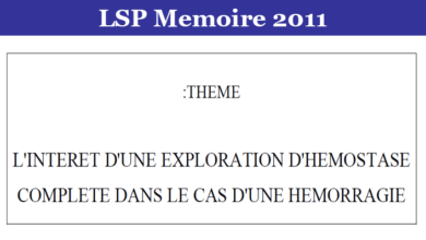 Photo of L’INTERET D’UNE EXPLORATION D’HEMOSTASE COMPLETE DANS LE CAS D’UNE HEMORRAGIE