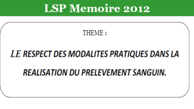 Photo of LE RESPECT DES MODALITES PRATIQUES DANS LA REALISATION DU PRELEVEMENT SANGUIN