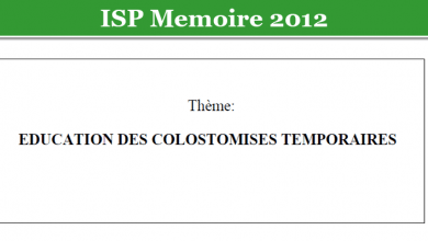 Photo of EDUCATION DES COLOSTOMISES TEMPORAIRES