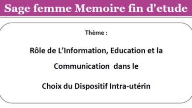 Photo of Rôle de L’Information, Education et la Communication dans le Choix du Dispositif Intra-utérin