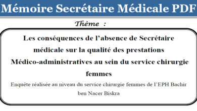 Photo of Les conséquences de l’absence de Secrétaire médicale sur la qualité des prestations Médico-administratives au sein du service chirurgie femmes