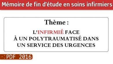 Photo of Memoire infirmiers : L’INFIRMIÉ FACE À UN POLYTRAUMATISÉ DANS UN SERVICE DES URGENCES