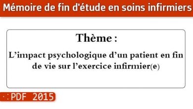 Photo of Memoire infirmier : L’impact psychologique d’un patient en fin de vie sur l’exercice infirmier(e)